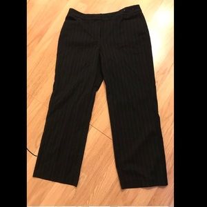 Geoffrey Beane Black pinstripe trouser pant